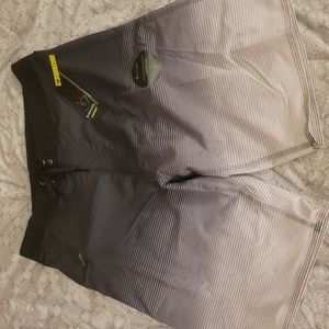 Burnside 360 swim trunks size 32 black and white